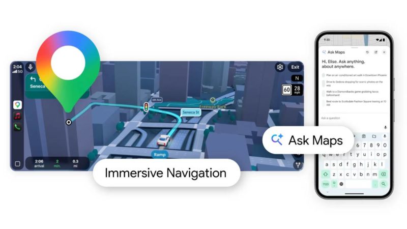 Google 地圖重大更新，Ask Maps 詳細回答、沉浸式導航更清楚